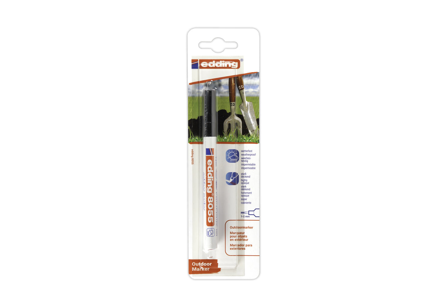 edding® 8055 Outdoormarker 1–2 mm Schwarz