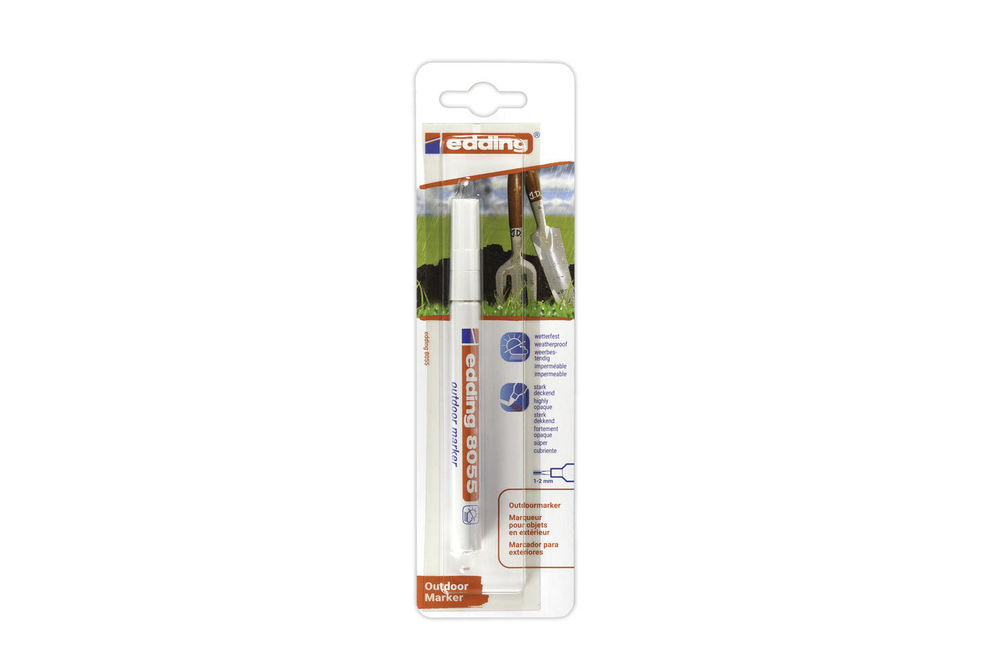 edding® 8055 Outdoormarker 1–2 mm Weiß