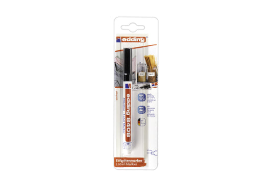 edding® 8408 Etikettenmarker 0,75 mm Schwarz