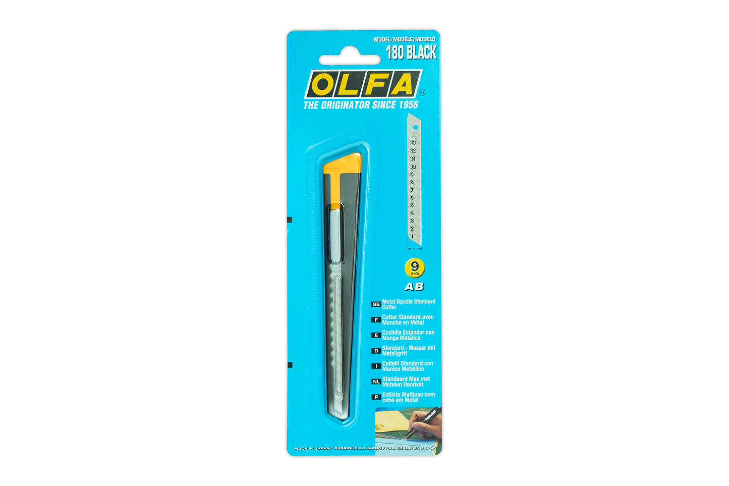 OLFA 180 Black Cuttermesser neu verpackt